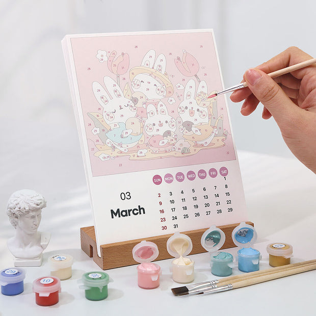 2025 Paint by Number DIY Calendar