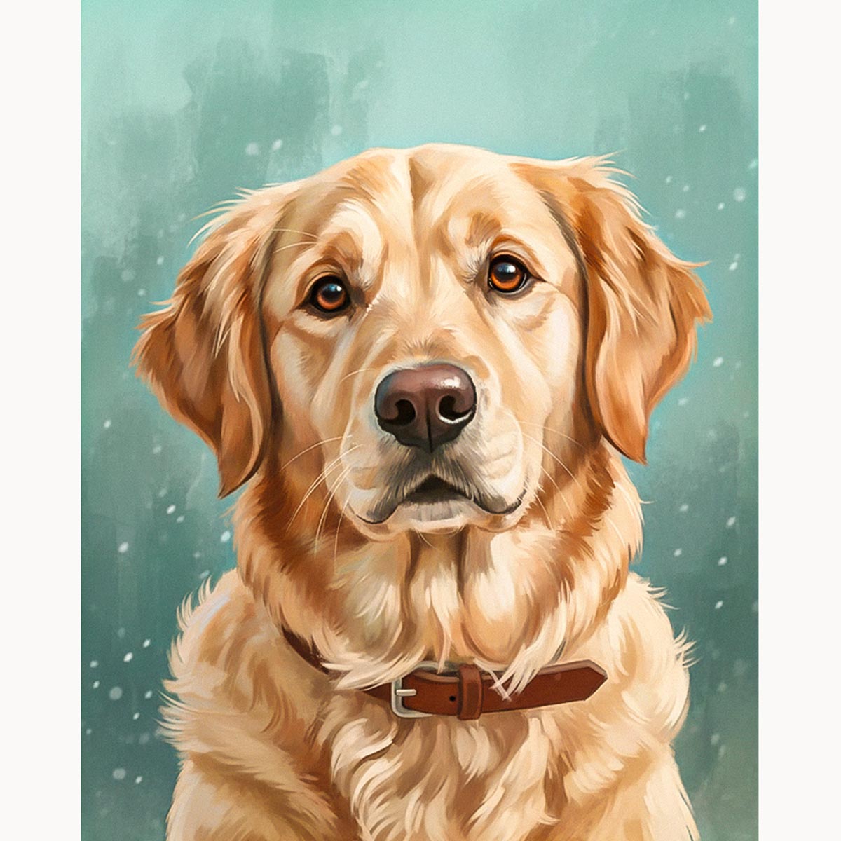 Golden Retriever Paint by Numbers Kit-zoom-2