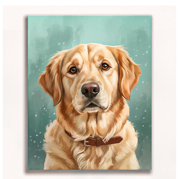 Golden Retriever Paint by Numbers Kit