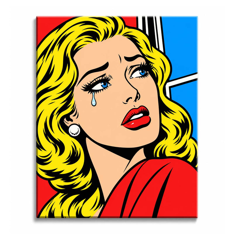 Pop Art Woman Paint by Numbers Kit-zoom-
