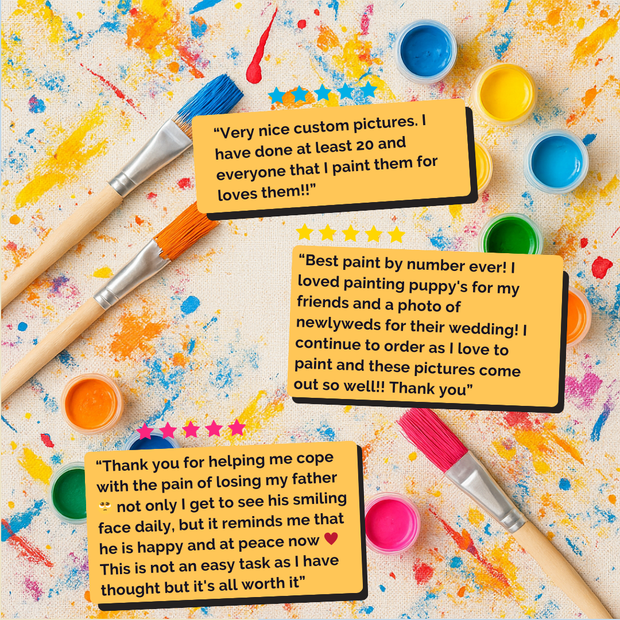 Custom Paint by Numbers Kit