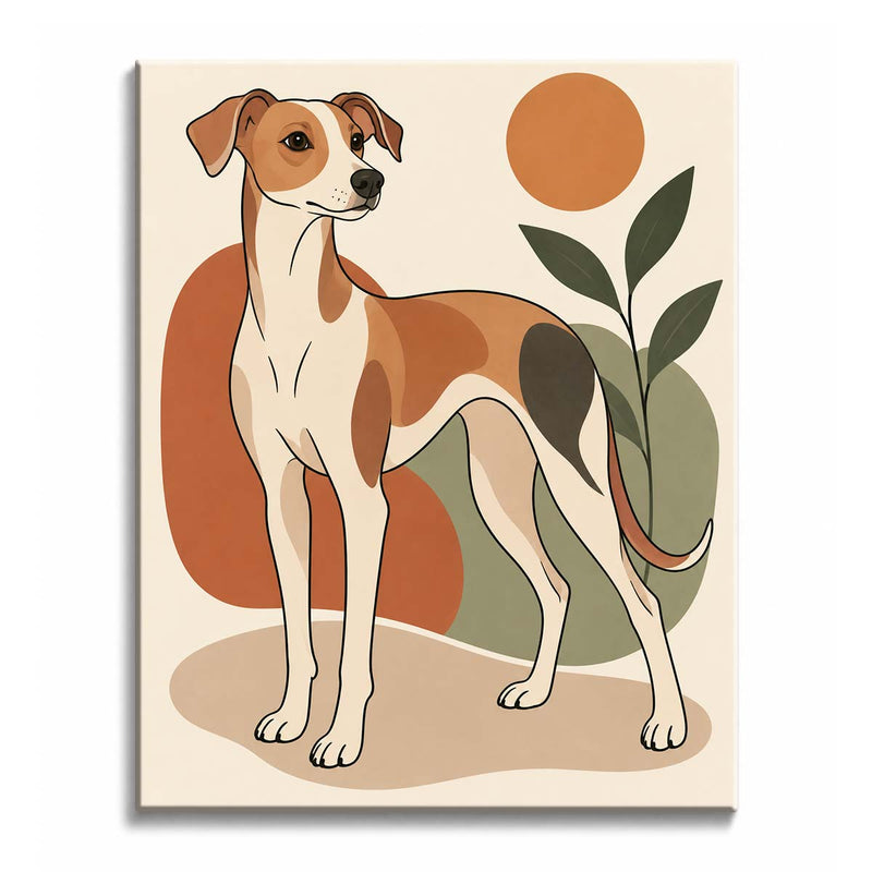 Sighthound Paint by Numbers Kit-zoom-