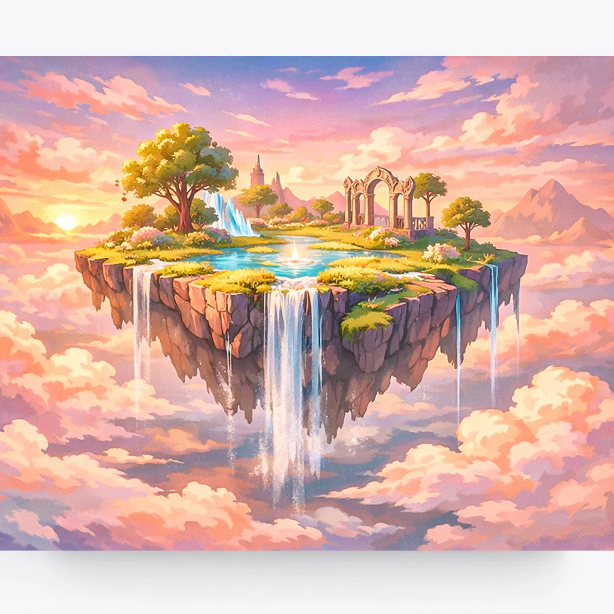 Sky Garden Sanctuary Paint by Numbers Kit-zoom-2
