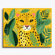 Smiling Leopard Paint by Numbers Kit