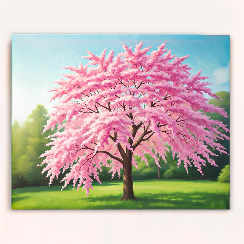 Blossoming Tree Paint by Numbers Kit-zoom-