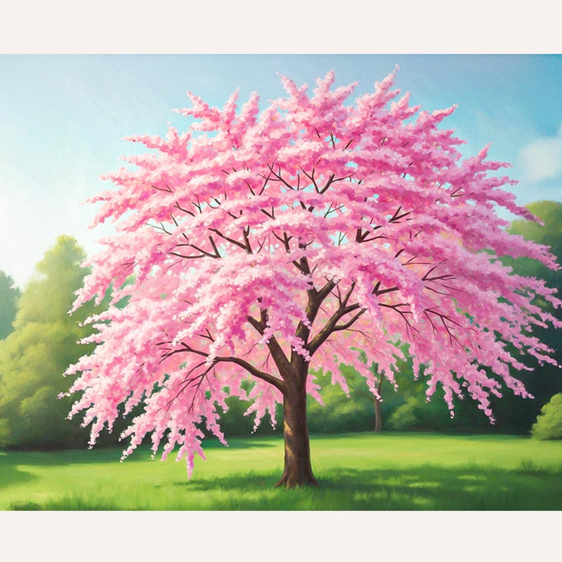Blossoming Tree Paint by Numbers Kit-zoom-