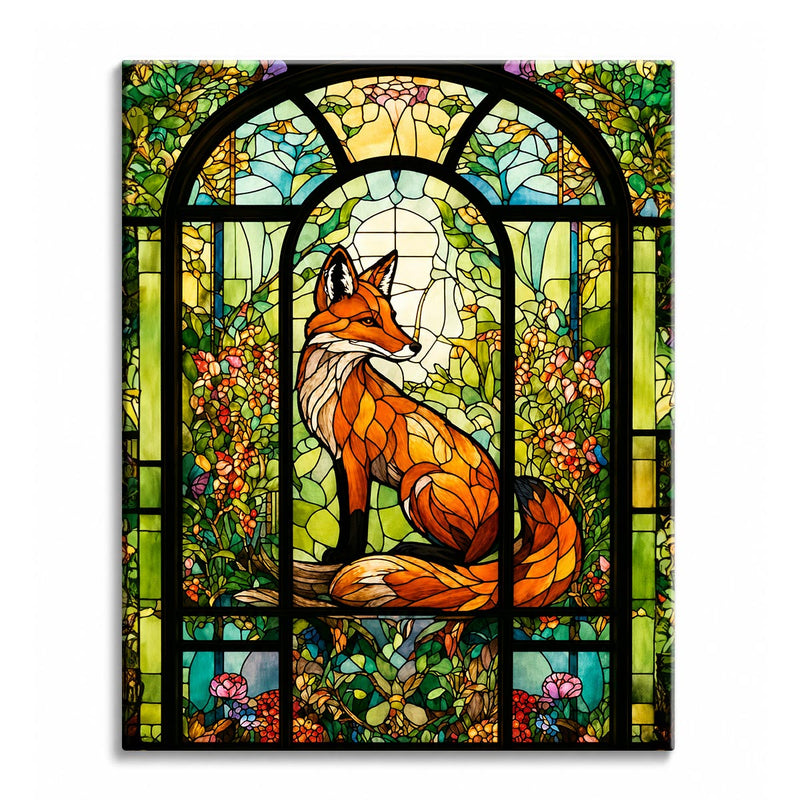 Stained Glass Fox-zoom-