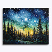 Starry Forest Paint by Numbers Kit