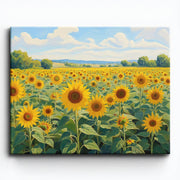 Sunflower Field Paint by Numbers Kit