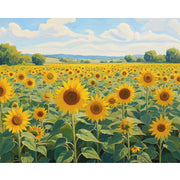 Sunflower Field Paint by Numbers Kit