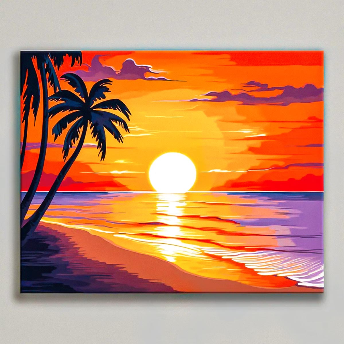 Tropical Sunset Paint by Numbers Kit-1