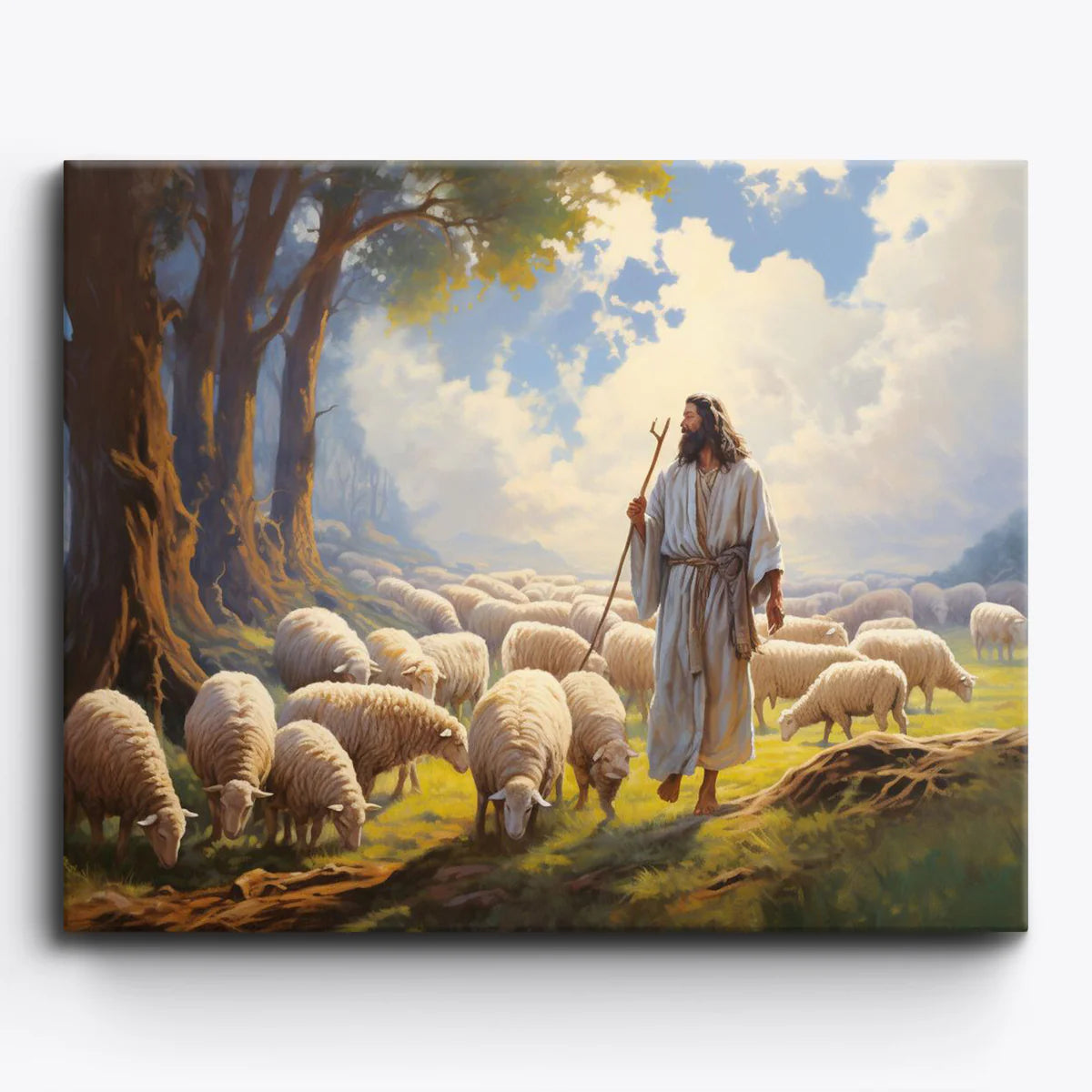 The Good Shepherd Paint by Numbers Kit-zoom-1