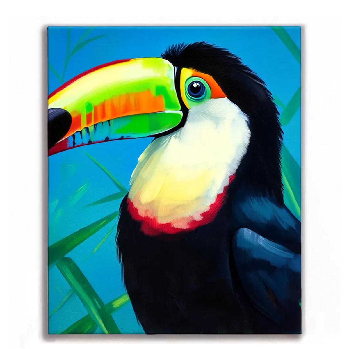 Colorful Toucan Paint by Numbers Kit-zoom-1