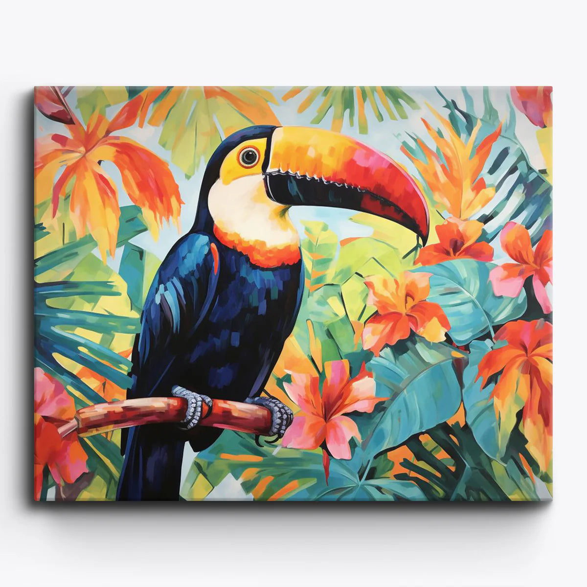 Tropical Toucan Paint by Numbers Kit-zoom-1