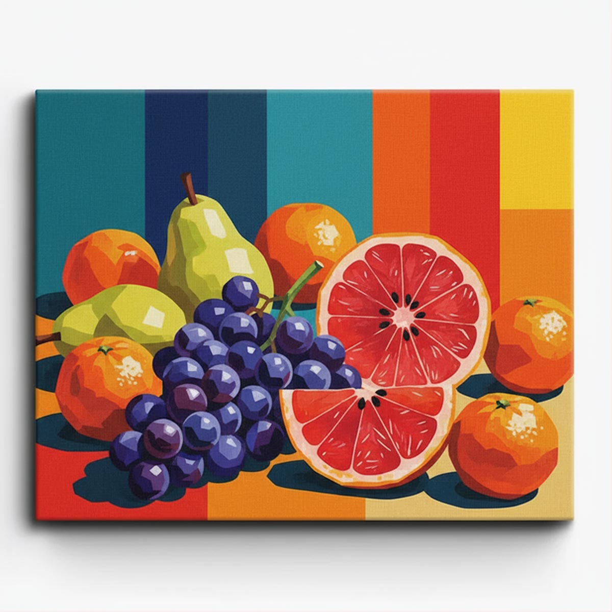 Colorful Fruit Still Life Paint by Numbers Kit-zoom-1