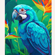 Blue Parrot Paint by Numbers Kit
