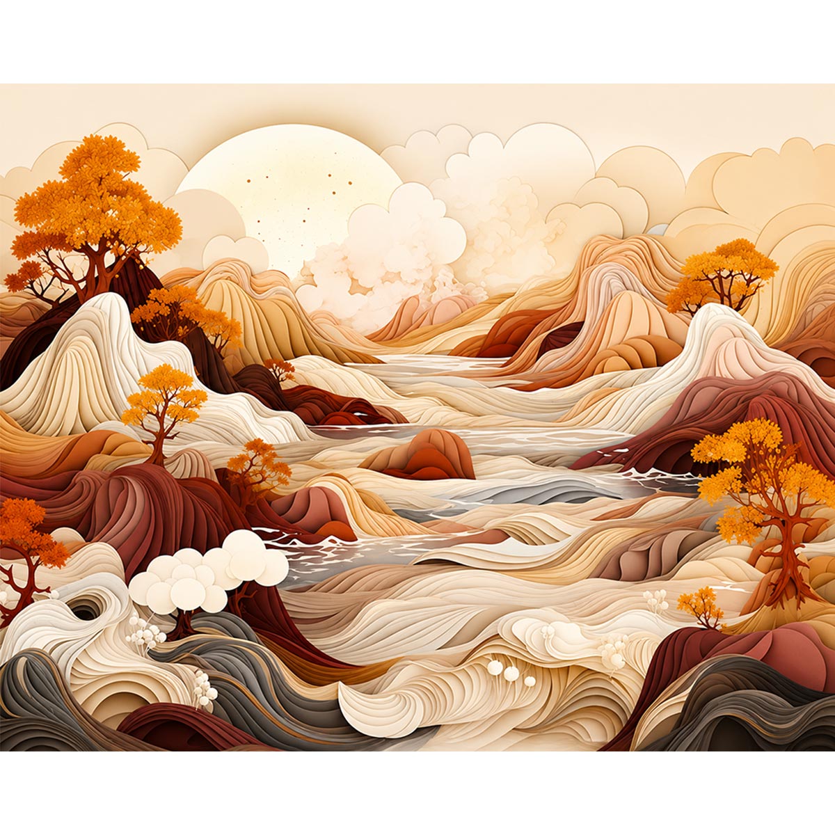 Layered Hills