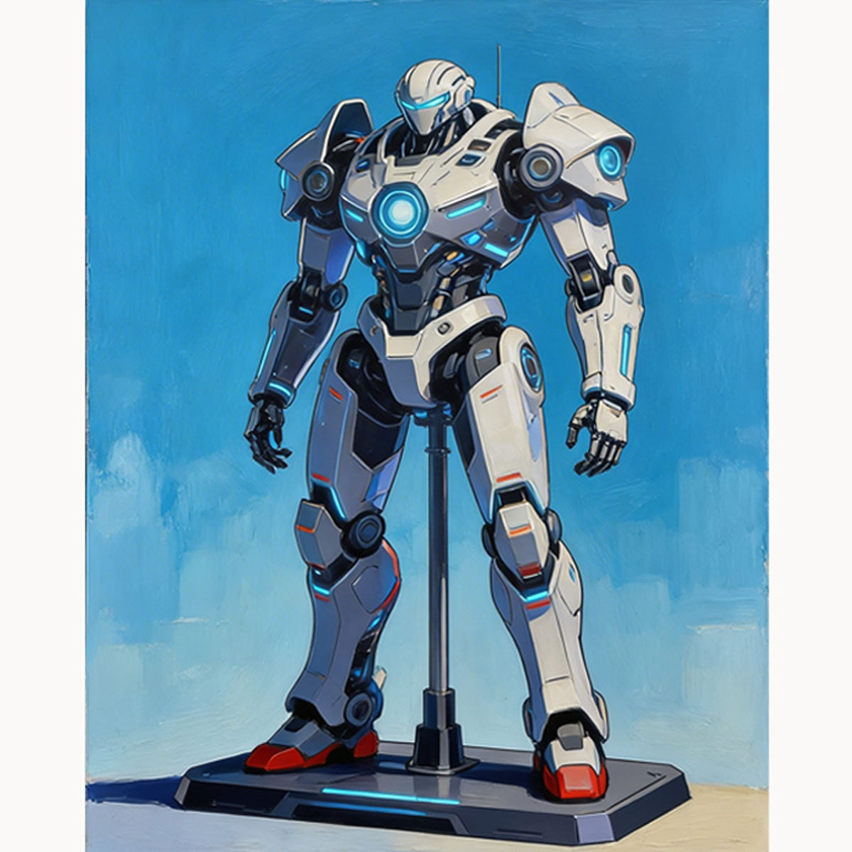 Prototype Mecha Paint by Numbers Kit-2