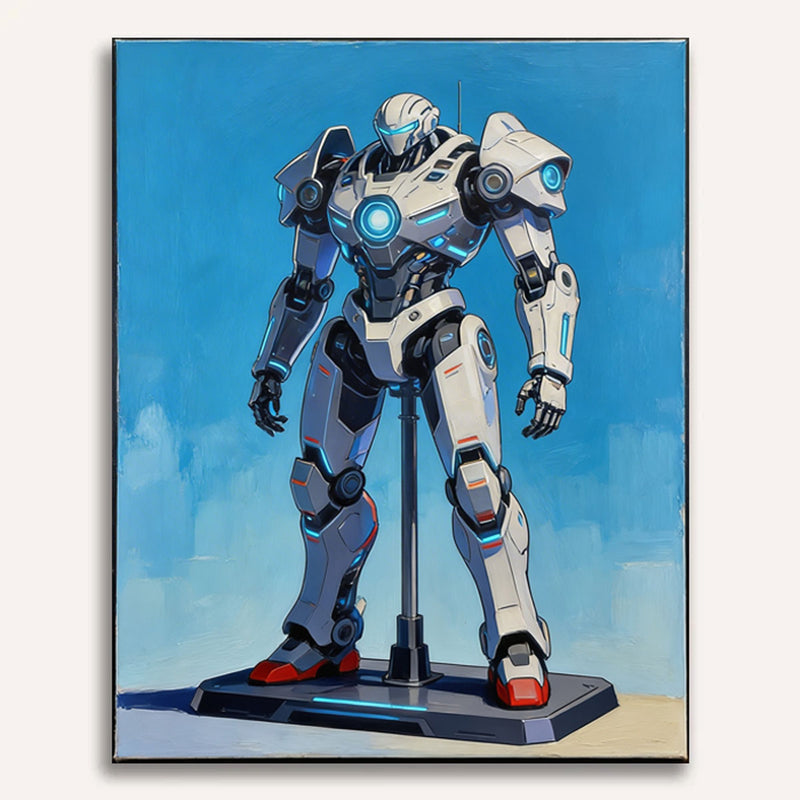 Prototype Mecha Paint by Numbers Kit-zoom-