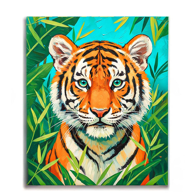 Majestic Tiger Paint by Numbers Kit
