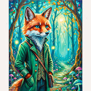 Forest Explorer Fox Paint by Numbers Kit