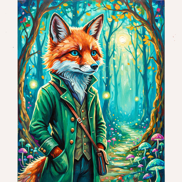 Forest Explorer Fox Paint by Numbers Kit