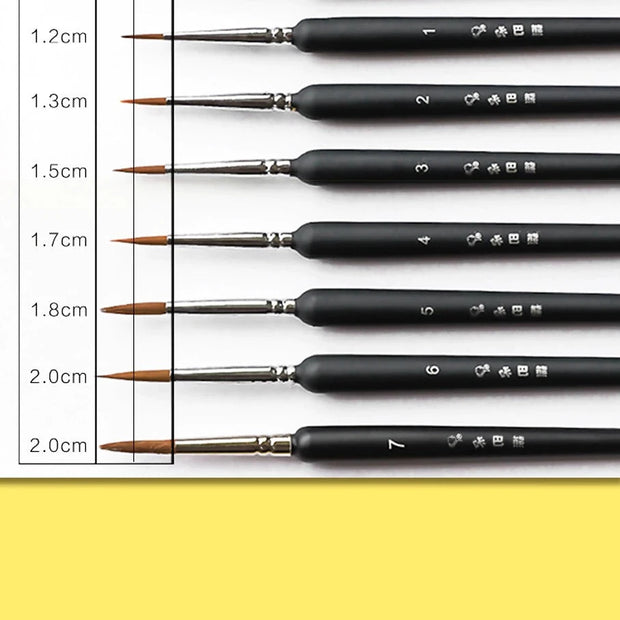 Professional Miniature Paint Brush Set - Paint by canvas