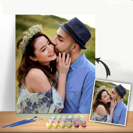 Custom Paint by Numbers Kit - Paint by canvas